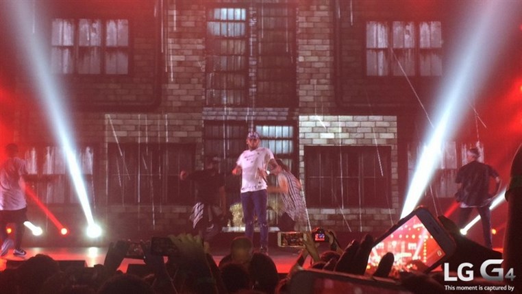 Chris Brown Concert Taken by the LGG4